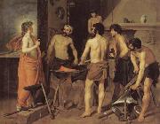 Diego Velazquez Vulcan's Forge painting